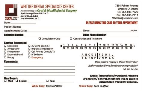 Specialty Dental Patient Referrals Whittier Dental Specialists Center