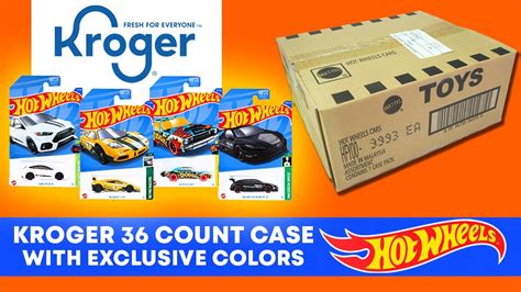 Opening Hot Wheels Kroger Exclusive 36 Car Case Mclaren F1 GTR 68