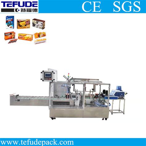 Automatic Carton Packing Machine Cartoning Hot Melt Glue Sealing