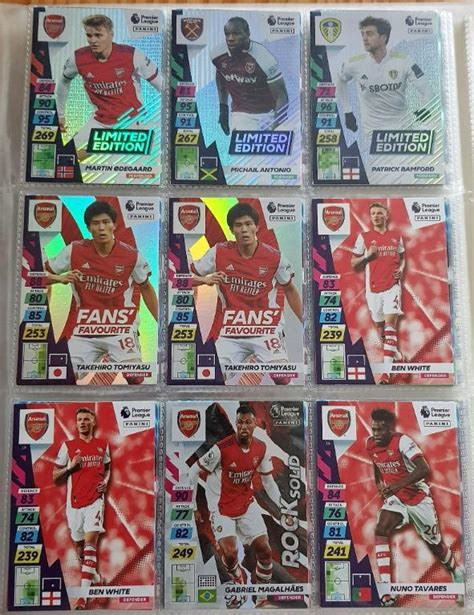 202122 Panini Adrenalyn Xl Plus Premier League Football Trading Cards