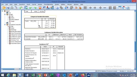 Spss Learning Tutorial 13 Generalized Linear Model For Count Data