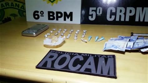 ROCAM detém dupla crack cocaína balança e dinheiro no Interlagos