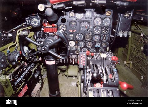 Douglas B-26C (A-26C) cockpit 3 USAF Stock Photo - Alamy