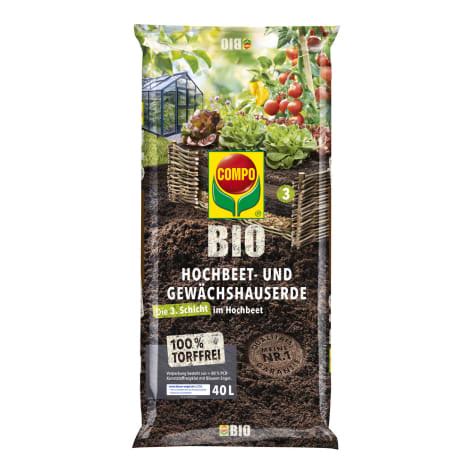 COMPO BIO Hochbeet und Gewächshauserde torffrei