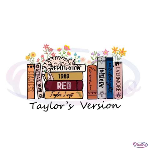 Taylor Swift Eras Tour Full Album Taylors Version Svg Cutting Files