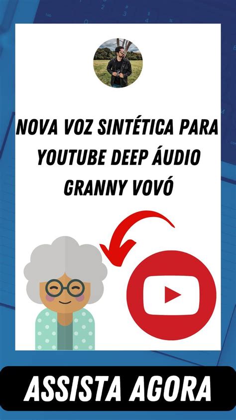 Nova Voz Sintética para Canal Dark no Youtube l Deep Áudio Granny Vovó