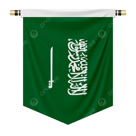 Pennant With The National Flag Of Saudi Arabia National Flag Saudi