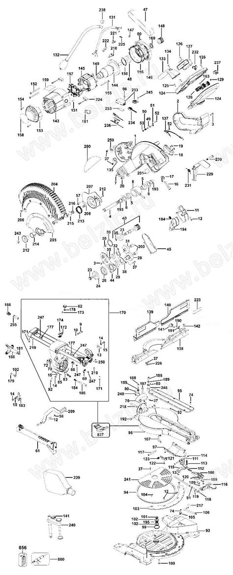 Exploring the Parts of the Dewalt DWS780: An In-Depth Diagram