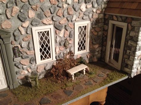 This Is An Exterior Finished In The Field Stone We Offer Exterior Stone Dolls House Interiors