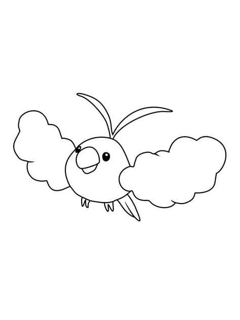 Cute Swablu Pokemon Coloring Page The Best Porn Website