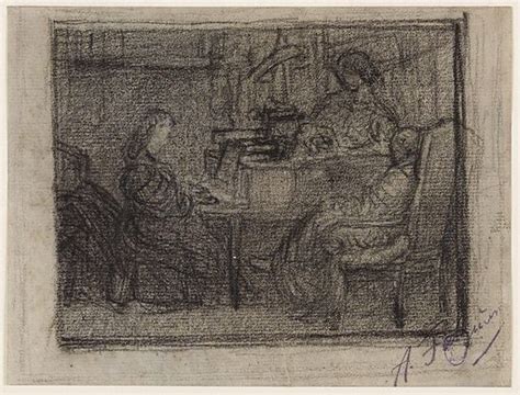 Interior Scene Recto Study Of A Sculpture Of A Naked Man Free