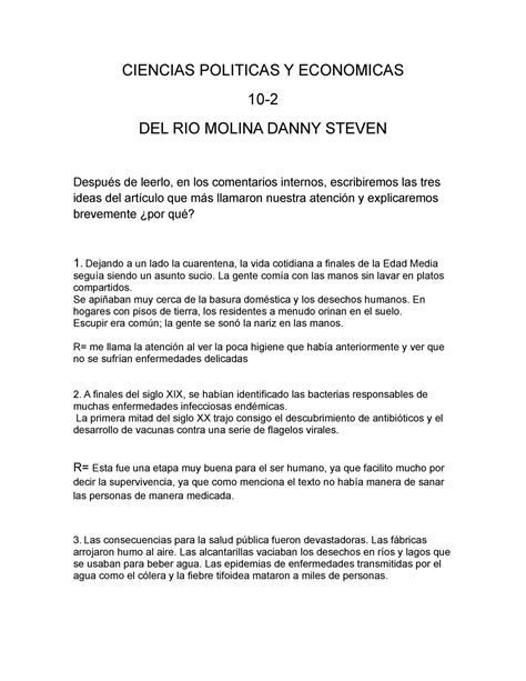 Ciencias Politicas Y Economicas Ciencias Politicas Y Economicas 10 Del Rio Molina Danny