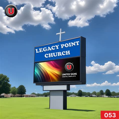 High Quality Outdoor Digital Led Electronic Church Signs