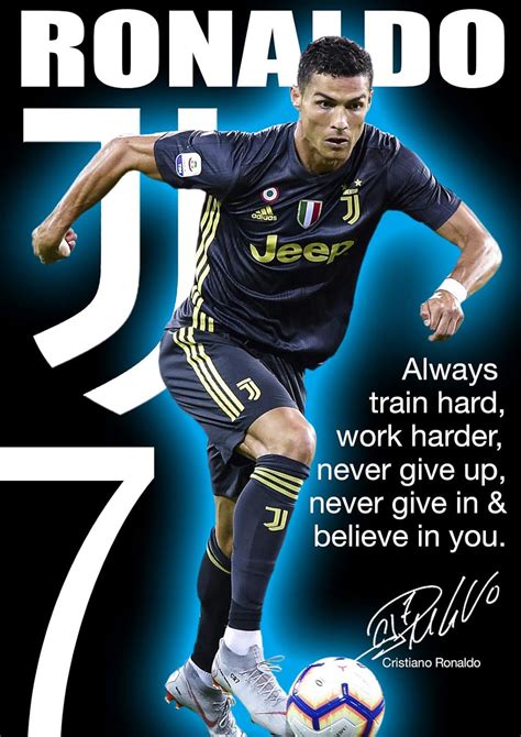 Cristiano Ronaldo Quotes Poster