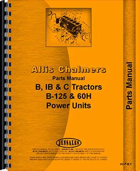 Allis Chalmers B Tractor Parts Manual