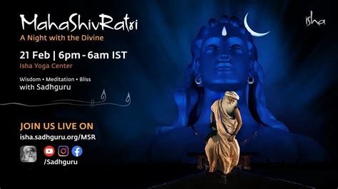 🔴 Live Mahashivratri 2020 Isha Shivrathri With Sadhguru Youtube