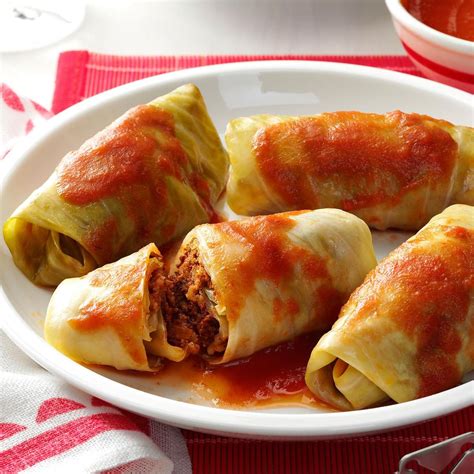 Meatball Cabbage Rolls Recipe Taste Of Home