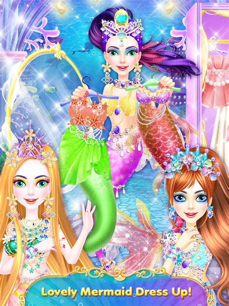 Little Mermaid Games - Secrets Dress up for Girls APK untuk Unduhan Android