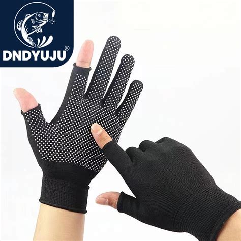 Dndyuju Luvas De Nylon Antiderrapantes Para Pesca Luvas Cortadas