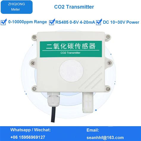 Co2 Carbon Dioxide Temperature And Humidity Sensor Transmitter Rs485 4 20ma 0 5v Output 3 In