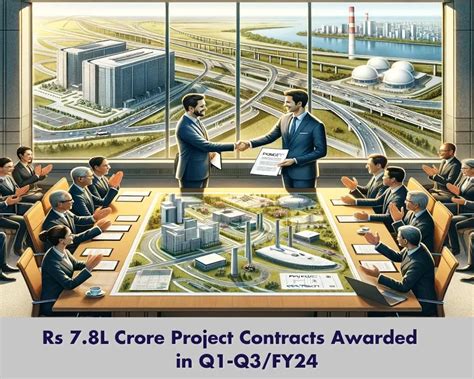 Rs 78l Crore Project Contracts Awarded In Q1 Q3fy24 Indias First News Website On Projects