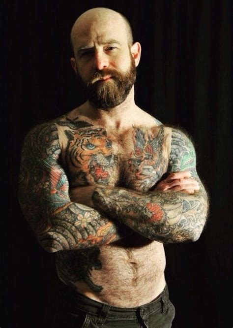 Pin By Rico Biggs On Beards All Kinds Of Hair Bald Men Style Handsome Older Men Hairy Muscle Men