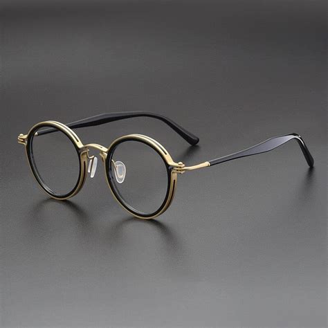 Tate Vintage Round Acetate Glasses Frames Jollynova