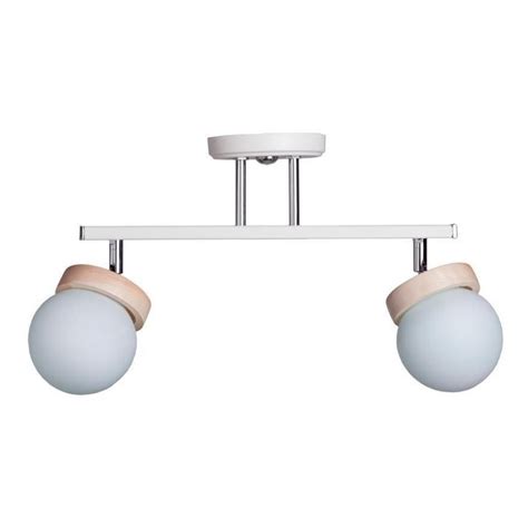 Luz Desing Aplique Sistema Luces Elyn Madera Globo Opal Apto G Deco