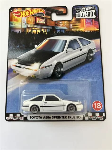 HOT WHEELS BOULEVARD Toyota AE86 Sprinter Trueno White 1 64 Carded EUR