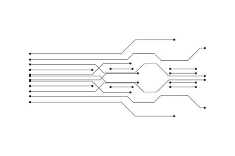 Circuit Line Motherboard Logo Design 2709625