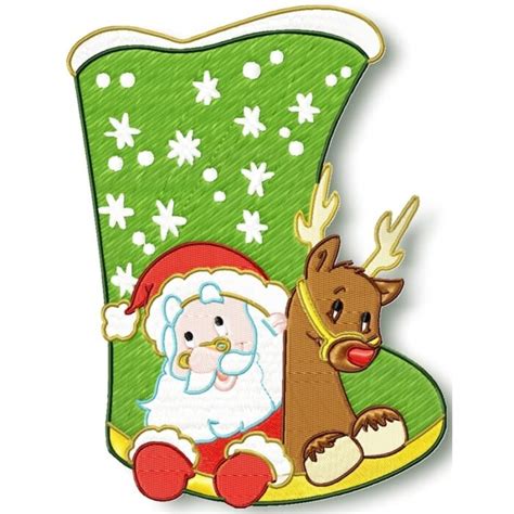 Christmas Stockings Machine Embroidery - Pam's Embroidery Designs