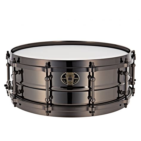 DISC Ludwig 14 X 5 5 Black Magic Beaded Brass Snare Drum At Gear4music