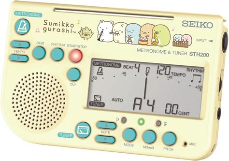 正規店 Seiko セイコー Sth200 ゴールド K メトロノームチューナー Metronome Chromatic Tuner