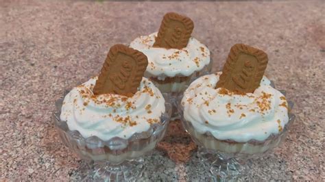 Lotus Biscoff Trifle Recipebiscoff Dessert Recipe Youtube