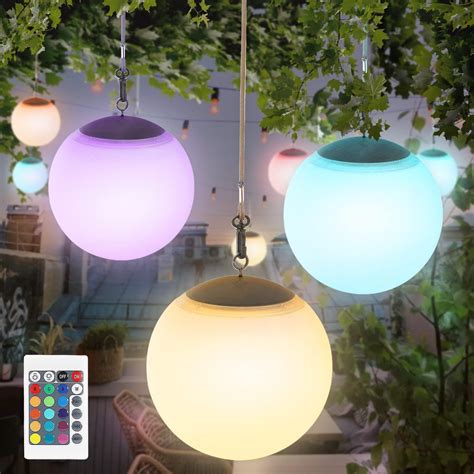 Nicebuy Solarlampen F R Au En H Ngend Baum Wasserfest Led Solarleuchten