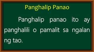 Kailanan Ng Panghalip Ppt