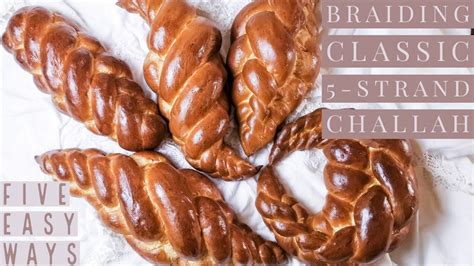 How To Braid 5 Strand Challah 5 Step By Step Ways On Classic Challah Bread Braiding For