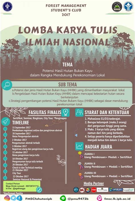 Poster Lomba Karya Tulis Ilmiah Nasional