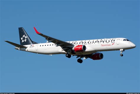 OE LWH Austrian Airlines Embraer ERJ 195LR ERJ 190 200 LR Photo By