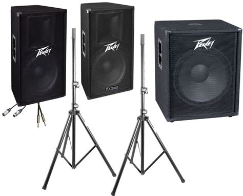 Peavey Pv Full Range Pa Speaker And Subwoofer System Zzounds