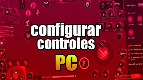 Como Configurar Los Controles De Free Fire En Pc Facil Youtube