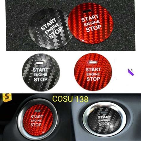 Promo Cover Carbon Asli Tombol Start Stop Engine Dfsk Glory I Auto