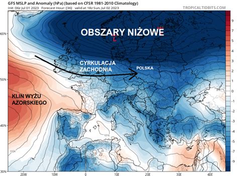 Cyrkulacja zachodnia mas powietrza na Bałtyku sztorm Polscy Łowcy