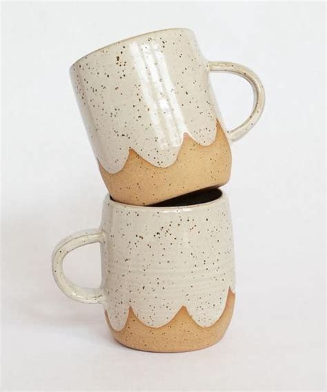 Handmade On The Potters Wheel From Speckled Brownstone Clay This Mug