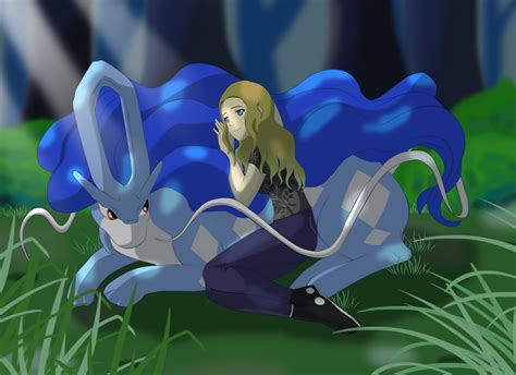 Her shiny Suicune by YueHeart332 on DeviantArt