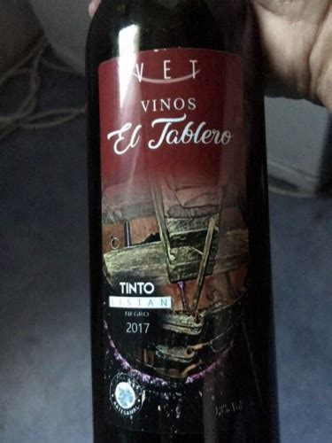 2017 Vinos El Tablero Listan Negro Tinto Vivino US