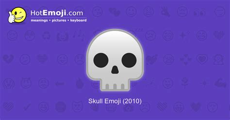 💀 Skull Emoji Meaning With Pictures From A To Z