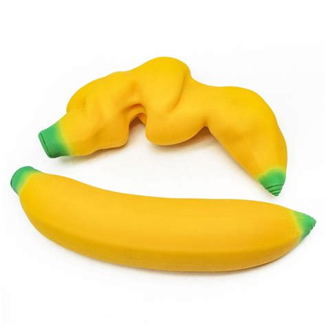 1pc Stretchy Banana Sensory Toy Squeeze Squishy Stress Relief Fidget