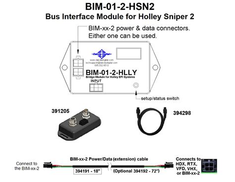 Dakota Digital Holley Sniper 2 Efi Interface Module Bim 01 2 Hsn2
