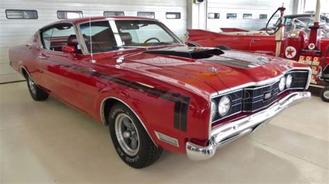 1969 Mercury Cyclone Cobra Jet 44855 Miles Red 2 Door Hardtop 428